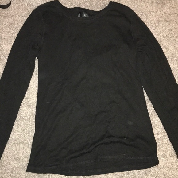 Cynthia Rowley Black Long Sleeve Shirt 